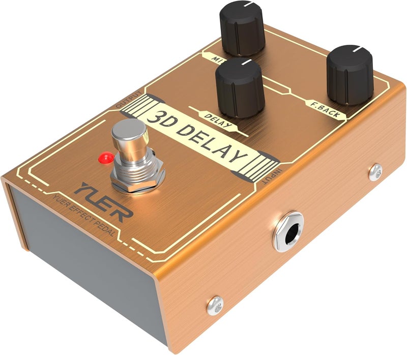 Kmise 3D DELAY,Guitar Pedal,Electric Guitar Effects Pedal for Guitars and Bass Effect Pedals Mini Single Type DC 9V True Bypass - Image 2